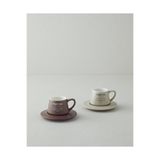 English Home Phoebe New Bone China 4 Parça 2 Kişilik Kahve Fincan Takımı 90 ml Kahve-Yeşil