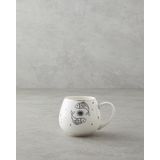 English Home Pisces New Bone China Kupa 325 ml Siyah-Beyaz-Gold