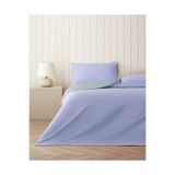 English Home Plain Pamuk Çift Kişilik Nevresim Takımı 200x220 cm Ortanca Mavi-Su Yeşili
