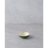 English Home Plantopia Porselen Çerezlik 9 cm Beyaz - Yeşil