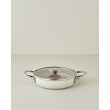 English Home Prego Cerawell Kapaklı Sahan 20 cm Krem - Kahve