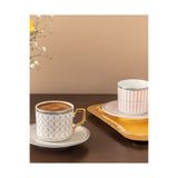 English Home Rabecca New Bone China Kahve Fincan Takımı 4 Parça 2 Kişilik Pembe