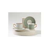 English Home Rabecca Porselen 2'li Kahve Fıncan Takımı 90 ml Yeşil