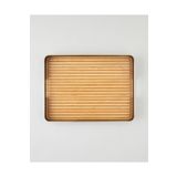 English Home Rea Dekoratif Tepsi 35x48 cm Kahve