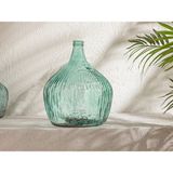 English Home Recycled Demijohn Cam Vazo Düz Tasarım Yeşil Renkli Cam Malzeme