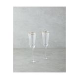 English Home Reina Cam El Yapımı 2’li Kadeh 300 ml Şeffaf-Gold