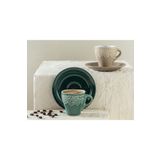 English Home Rila Stoneware Bej Yeşil 2'li Çay Fincanı Takımı