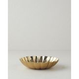 English Home Rita Metal Dekoratif Tabak 18 x 18 x 4.5 cm Gold