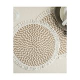 English Home Rolena %50 Pamuk %50 Jüt 2'li Amerikan Servis 35 cm Krem