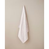 English Home Romance Ribbon Pamuk Jakarlı Banyo Havlusu 90X150 cm Pudra