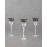 English Home Royal Cam 3'lü Kadeh 70 ml Füme