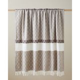 English Home Rumi Koltuk Şalı 130x170 cm Kahve-Bej - Kahverengi - Bej - 130 x 170 cm