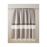 English Home Rumi Koltuk Şalı 130x170 cm Kahve-Bej