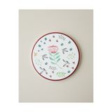 English Home Rustic Florals Seramik Nihale 16 cm Pembe - Yeşil