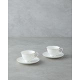 English Home Sakura New Bone China 4 Parça 2 Kişilik Kahve Fincan Takımı Gold