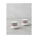 English Home Sedona New Bone China 4 Parça 2 Kişilik Çay Fincanı Takımı 230 ml Kahverengi