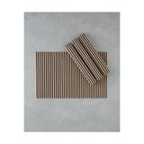 English Home Serene Bambu 4'lü Amerikan Servis 30x45 cm Siyah-Krem