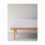 English Home Serene Stripes Pamuklu Tek Kişilik Lastikli Çarşaf 100x200 cm Pembe