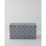 English Home Shine Saklama Kutusu 34x22x17,5 cm Siyah - Beyaz - Siyah Beyaz