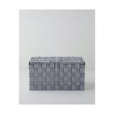 English Home Shine Saklama Kutusu 34x22x17,5 cm Siyah - Beyaz