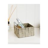 English Home Shine Sepet 14x14x7,5 Cm Koyu Bej