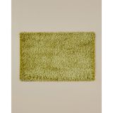 English Home Silky Shine Kaydırmaz Taban Yeşil Banyo Paspası 50 x 80 cm Yumuşak Doku