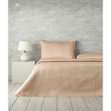 English Home Sisilla Saten Tek Kişilik Yatak Örtüsü Takımı Pudra - 160 x 220 cm