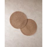 English Home Sitty Pp 2'li Amerikan Servis 38 cm Koyu Bej - 38 x 38 cm