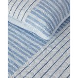 English Home Sleek Stripes Çift Kişilik Yatak Örtüsü Takımı Mavi - 200 x 220 cm