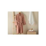 English Home Soft %100 Pamuklu Bornoz Açık Pembe