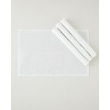 English Home Soft Glow Polyester 4'lü Amerikan Servis 30X45 cm Beyaz