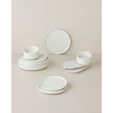 English Home Soft Prime Seramik Kahvaltı Takımı 14 Parça 6 Kişilik Yuvarlak Krem Renkli Set