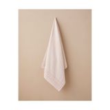 English Home Soft Ruffle Pamuk Banyo Havlusu 70x140 cm Pudra