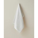 English Home Soft Stripe Pamuk Yüz Havlusu 50X80 cm Fildişi - 50 x 80 cm