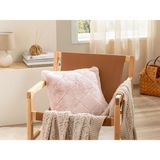 English Home Soft Touch Rabbit Pelüş Kırlent Kılıfı 45x45 cm Pudra - Standart