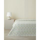 English Home Spring Garden Çift Kişilik Pike 200x220 cm Pamuk - Polyester Desenli Adaçayı Yeşili
