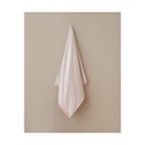 English Home Stripe Edge Pamuk Banyo Havlusu 70X140 cm Pudra