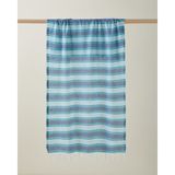 English Home Striva Rejenere Çizgili Peştamal 80X150 cm Lacivert-Yeşil - Lacivert - Yeşil