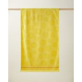 English Home Sweet Lemon Pamuk Plaj Havlusu 70 x 140 cm Sarı Renkli Yüzme ve Plaj Keyfi İçin