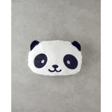 English Home Sweet Panda Bebe Pelüş Dekoratif Kırlent 40x26 cm Beyaz