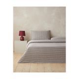 English Home Tattersall İpliği Boyalı Tek Kişilik Çarşaflı Nevresim Takımı 160x220 cm Kahverengi