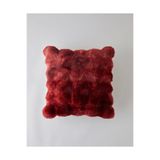English Home Terra Pelüş Kırlent Kılıfı 45x45 cm Bordo