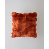 English Home Terra Pelüş Kırlent Kılıfı 45x45 cm Turuncu - 45 x 45