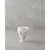 English Home Valentina New Bone China Desenli Kupa 300 ml Lila Tek Parça Şık Tasarım