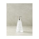 English Home Valeria Cam Banyo Sıvı Sabunluk 10x22 cm Şeffaf SILVER