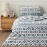 English Home Velora Muse Yeşil Çift Kişilik Nevresim Takımı 200x220