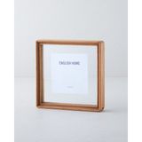 English Home Vena Çerçeve Açık Kahverengi 13 x 13 cm Cam Yapılı Modern Tasarım