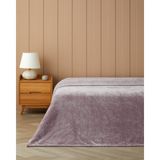 English Home Vena Supersoft Çift Kişilik Battaniye 200X220 cm Lila - 200 x 220 cm