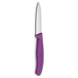 English Home Victorinox 6.7635.c1 Swiss Classic Paslanmaz Çelik Tırtıklı Soyma Bıçak 8 Cm Mor
