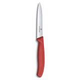 English Home Victorinox 6.7731.c1 Swiss Classic Paslanmaz Çelik Tırtıklı Soyma Bıçak 10 Cm Kırmızı Kırmızı